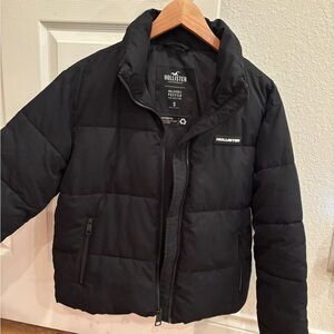 Hollister Black Puffer Jacket